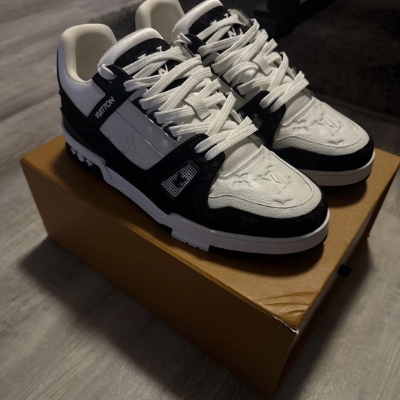 Louis Vuitton Monochrome Men's Sneakers - Picture 1 of 8